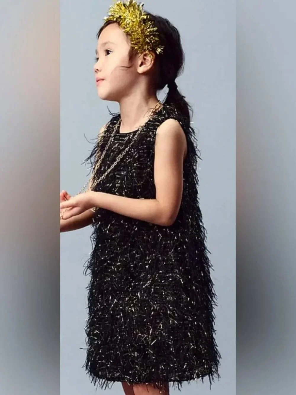 NWT J. crew CREWCUTS Girls' tinsel shift dress SIZE 8